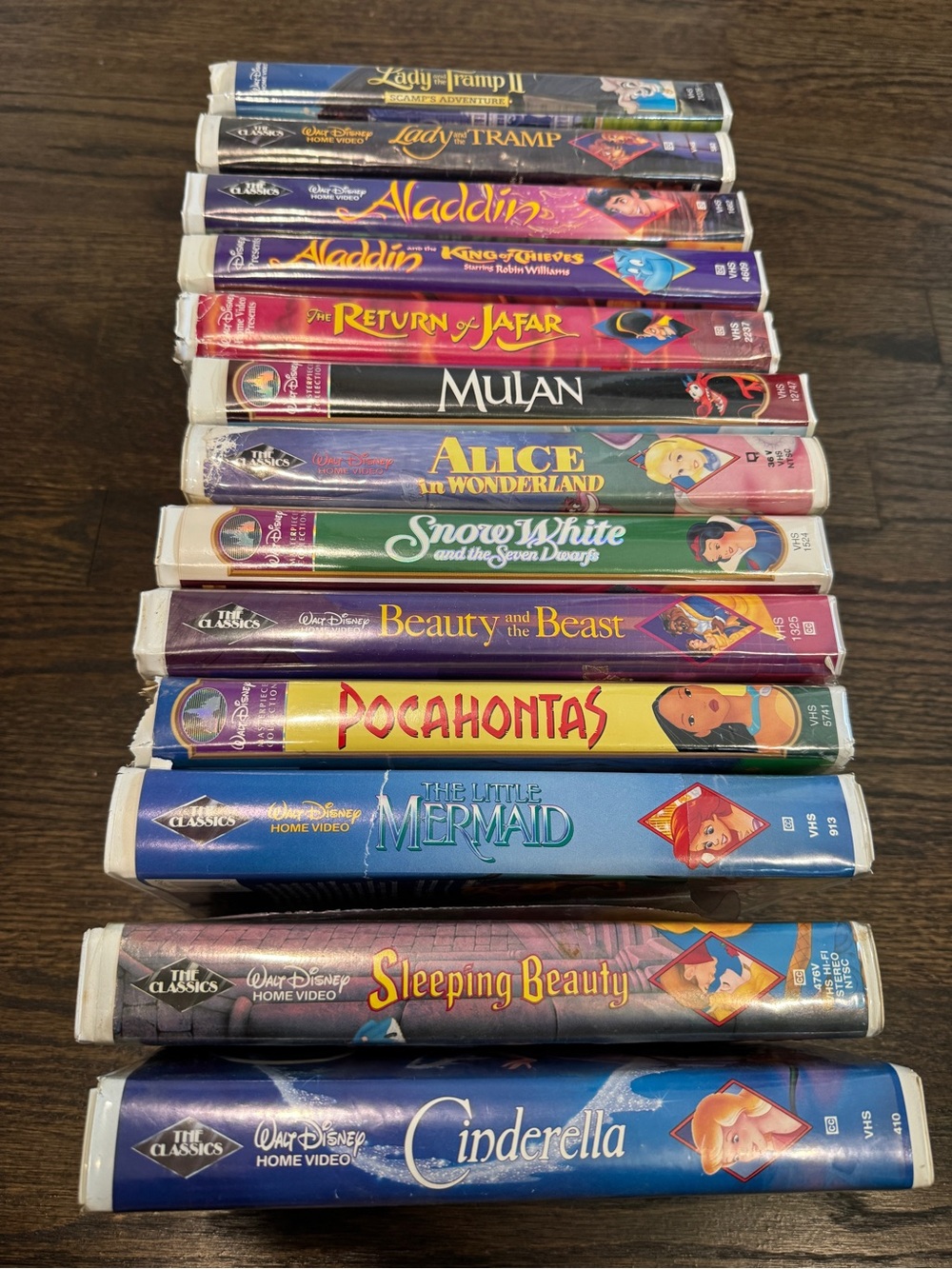 Disney Princess & Classics VHS Lot 13 Clamshell Movies Disney Collection